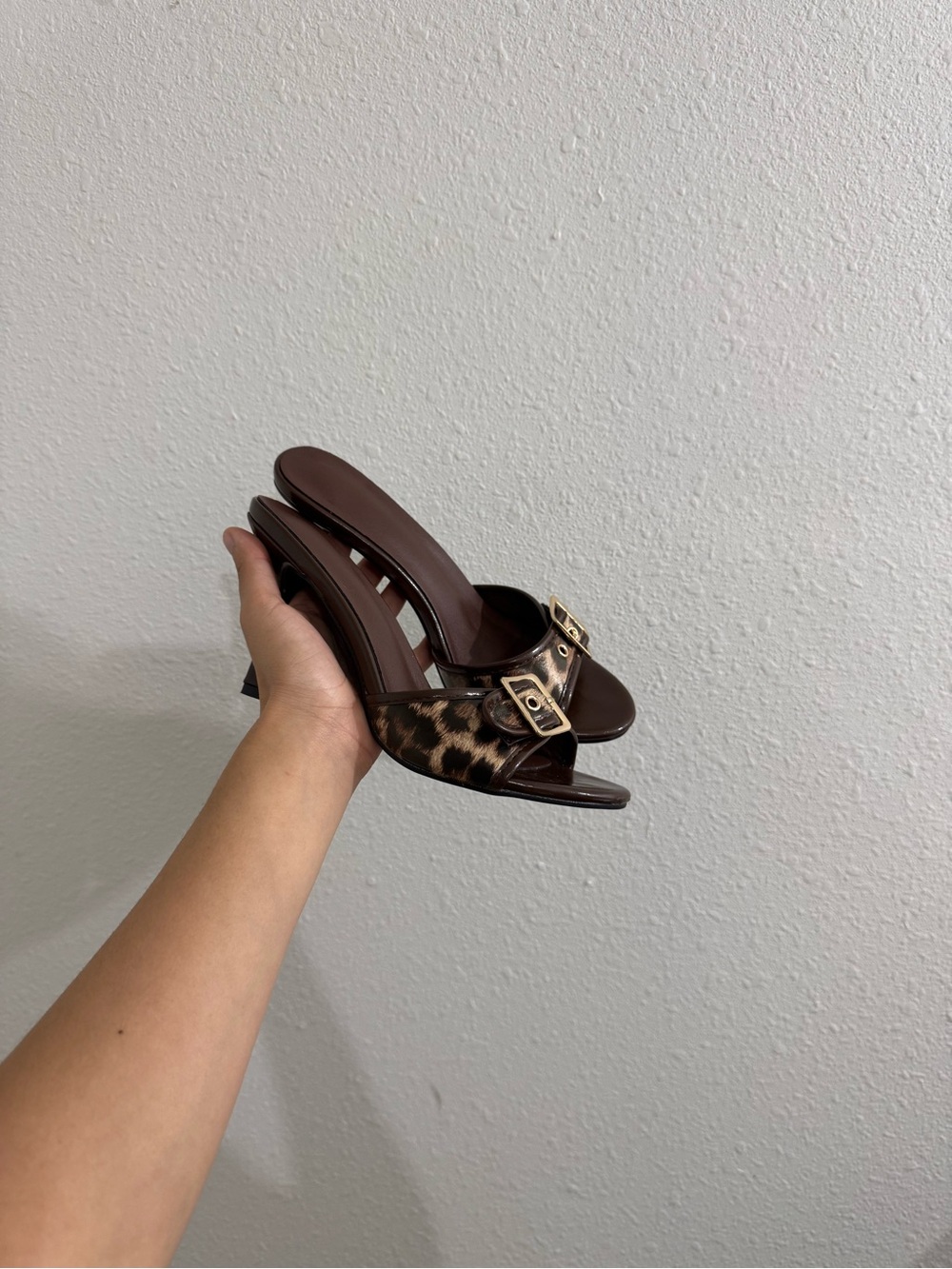 Cheetah print heels